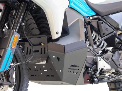 Axp Racing Adventure Motorschutzplatte | Schwarz | passend für CFMOTO MT-X 800 / Comfort - Modelle (2025-2026)