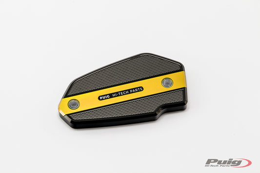 PUIG Bremsflüssigkeitsbehälter-Abdeckung | vorne | gold | passend für Kawasaki Z900 / SE - Modelle (2025-2026)