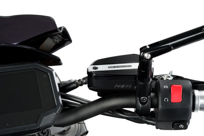 PUIG Bremsflüssigkeitsbehälter-Abdeckung | vorne | silber | passend für Kawasaki Z900 / SE - Modelle (2025-2026)