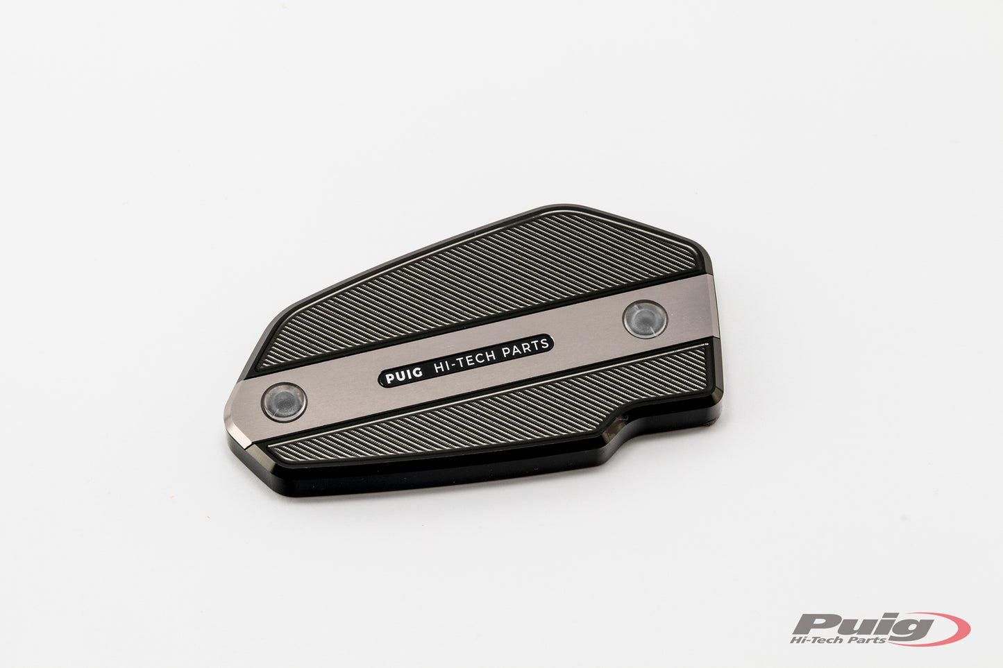 PUIG Bremsflüssigkeitsbehälter-Abdeckung | vorne | silber | passend für Kawasaki Z900 / SE - Modelle (2025-2026)