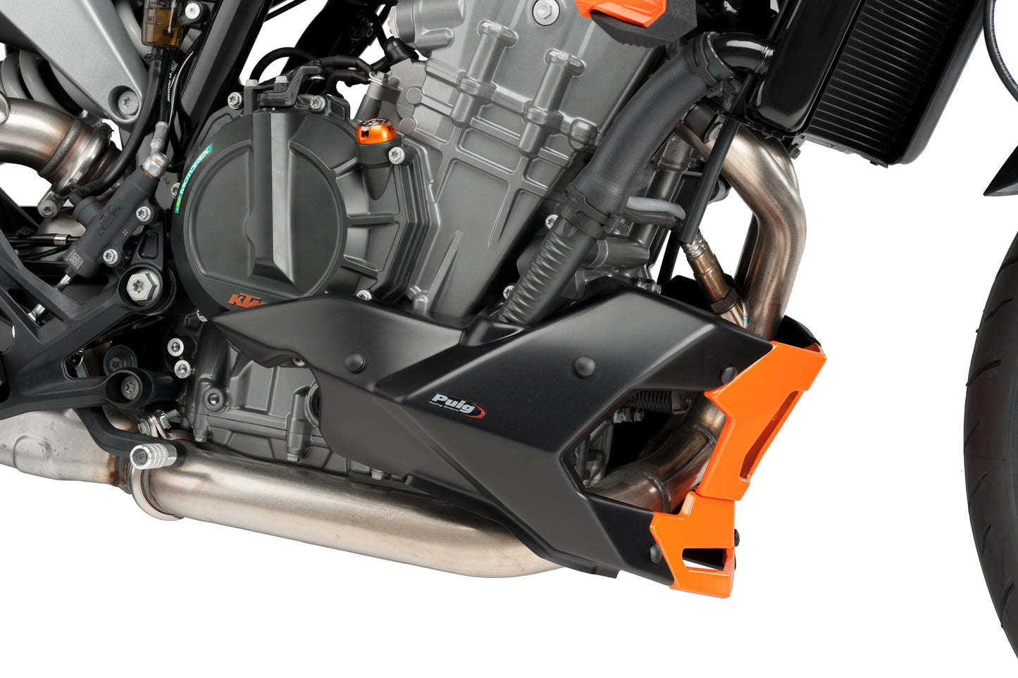 PUIG Bugspoiler | mit ABE | matt-schwarz | passend für KTM 890 Duke / R / GP / L  - Modelle (2020-2025)