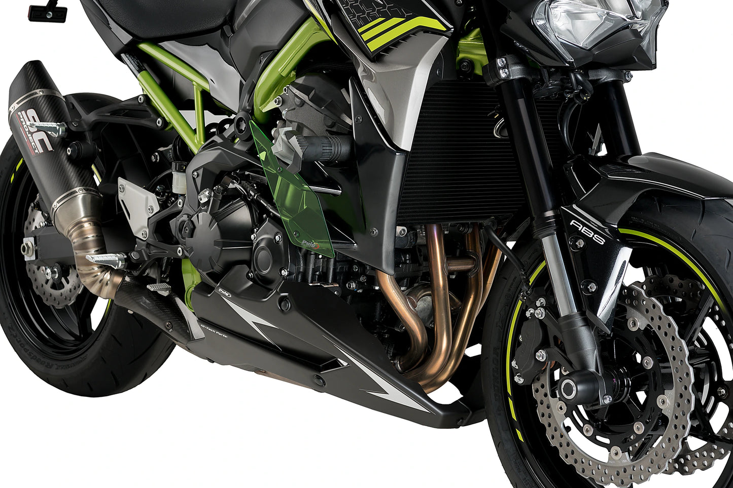 PUIG Bugspoiler | mit ABE | matt-schwarz | passend für Kawasaki Z900 / SE - Modelle (2017-2024)
