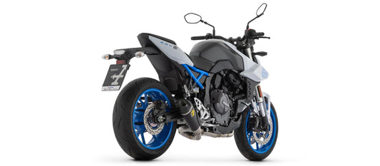 Arrow Exhaust Auspuff Komplettanlage inkl. Krümmer & Carbon Endkappe | ABE | WORKS BLACK | passend für Suzuki GSX-8S & GSX-8R (Euro 5) - Modelle (2023-2024)