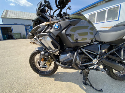 Outback Motortek | Oberer Sturzbügel | Weiss | passend für BMW R 1250 GS Adventure - Modelle (2019-2023)