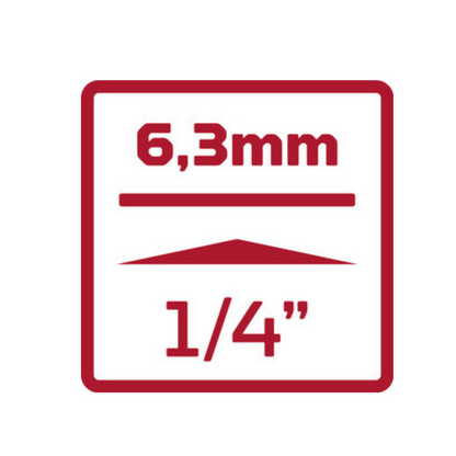 GEDORE red R38950000 Bit-Schraubendreher 1/4 100mm 2K-Griff