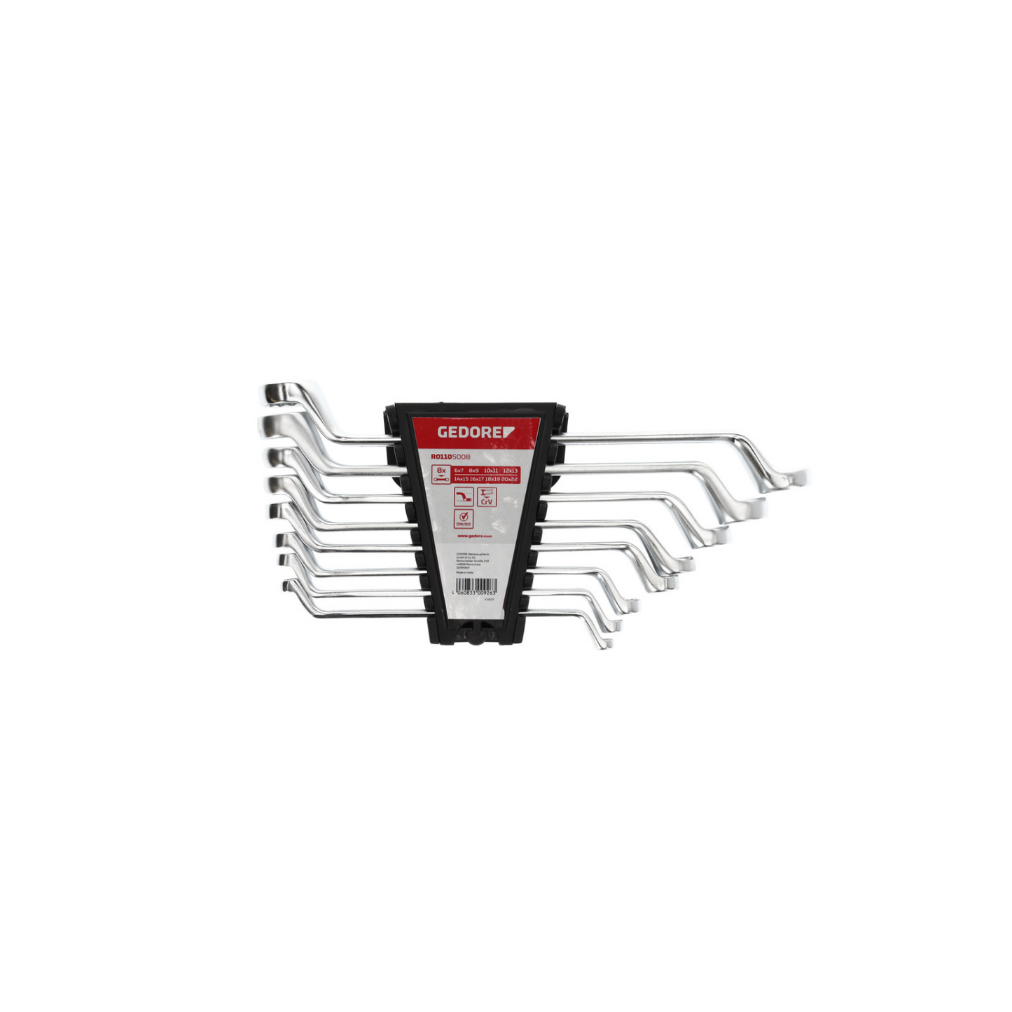 GEDORE red R01105008 Doppelringschlüssel-Satz 6-22 mm 8-teilig