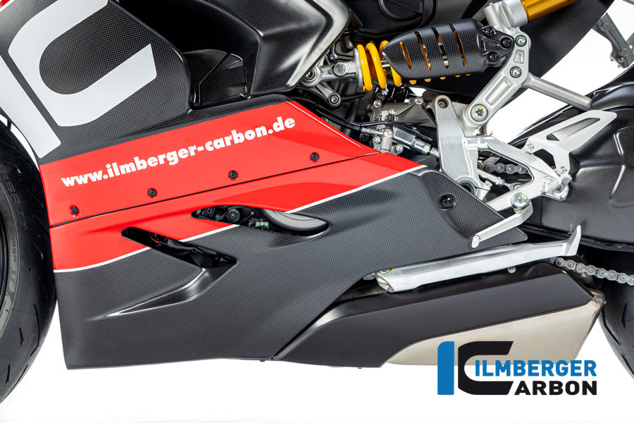 Ilmberger Carbon Verkleidungsunterteil | links | matt | passend für Ducati Panigale V2 - Modelle (2020-2024)