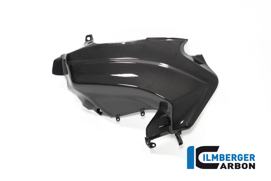 Ilmberger Carbon Abdeckung unterm Rahmen | links | glanz | passend für Ducati Panigale V2 - Modelle (2020-2024)