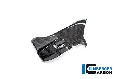 Ilmberger Carbon Abdeckung unterm Rahmen | links | glanz | passend für Ducati Panigale V2 - Modelle (2020-2024)