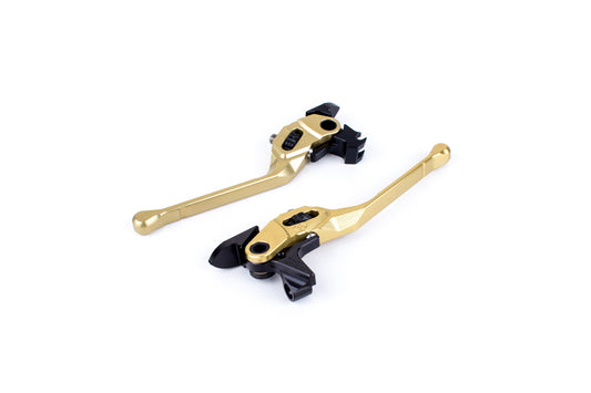 Gilles Handhebel-Set | verstellbar | ABE | GOLD | passend für Ducati - Modelle