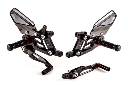 Gilles Fußrastenanlage FXR | passend für BMW S 1000 R & BMW S 1000 RR - Modelle