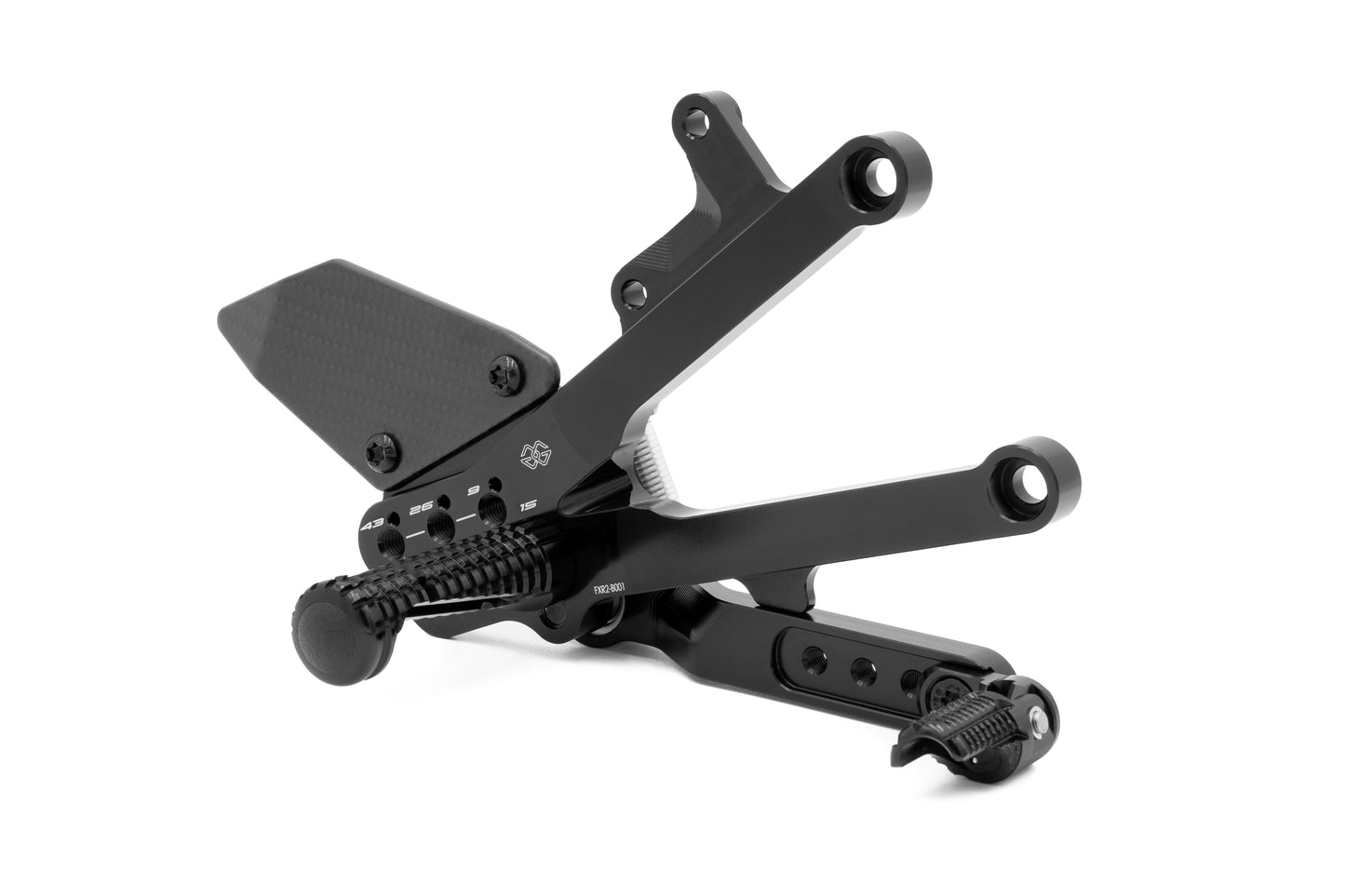 Gilles Fußrastenanlage FXR2 | verstellbar | NUR RENNSTRECKE | passend für Honda CBR 1000 RR-R / SP SC82 - Modelle