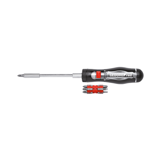 GEDORE red R38920000 Knarrenschraubendreher Bit-Teleskop 1/4" 13in1