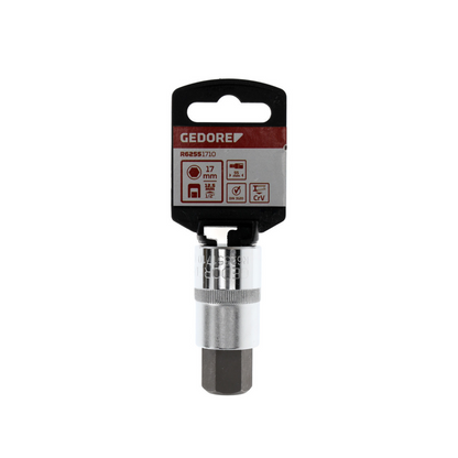 GEDORE red R62551710 Schraubendrehereinsatz 1/2" 17 mm Länge 55 mm