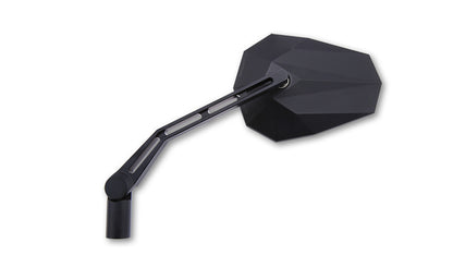 HIGHSIDER Stealth-X1 Spiegel | Lenkerspiegel | schwarz | E-geprüft | PAAR