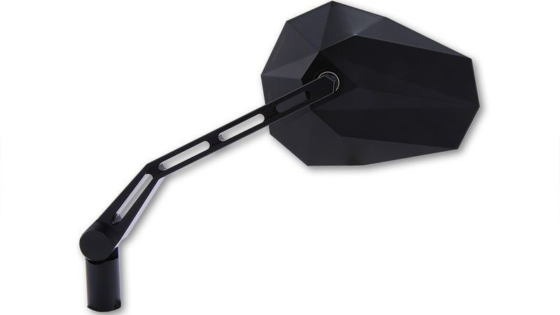 HIGHSIDER Stealth-X1 Spiegel | Lenkerspiegel | schwarz | E-geprüft | PAAR