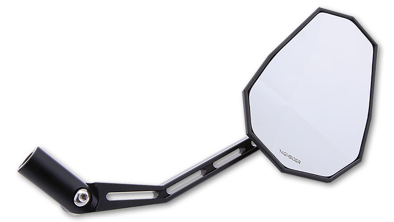 HIGHSIDER Stealth-X1 Spiegel | Lenkerspiegel | schwarz | E-geprüft | PAAR