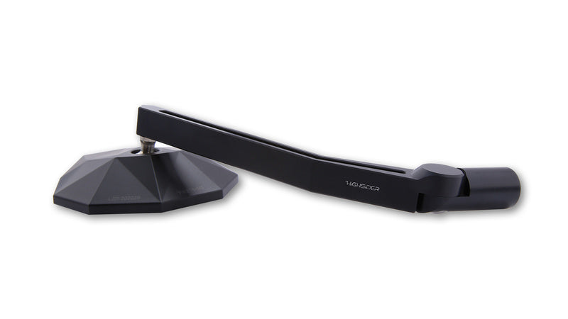 HIGHSIDER Stealth-X1 Spiegel | Lenkerspiegel | schwarz | E-geprüft | PAAR