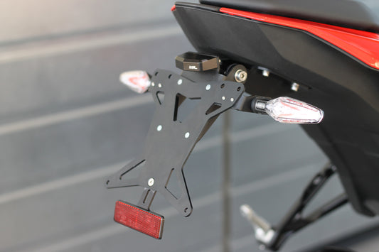 MG Biketec Kurzes Heck - Kennzeichenträger - Kennzeichenhalter | diverse Länder | passend für BMW S 1000 R - Modelle (2025)