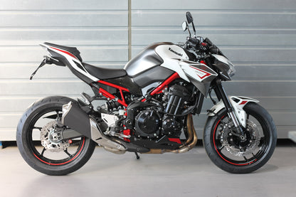 MG Biketec Kurzes Heck - Kennzeichenträger - Kennzeichenhalter | diverse Länder | passend für Kawasaki Z900 - Modelle (2020-2024)