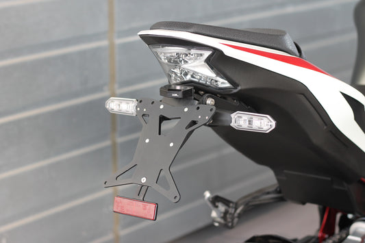 MG Biketec Kurzes Heck - Kennzeichenträger - Kennzeichenhalter | diverse Länder | passend für Kawasaki Z900 - Modelle (2020-2024)