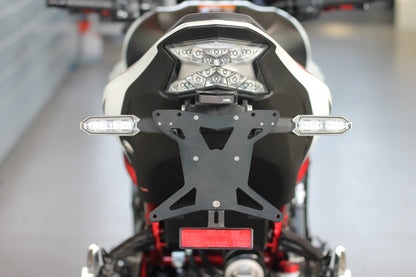 MG Biketec Kurzes Heck - Kennzeichenträger - Kennzeichenhalter | diverse Länder | passend für Kawasaki Z900 - Modelle (2020-2024)