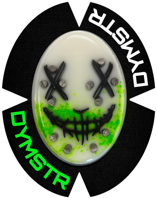 DymoStar JOKER FACE MOUTH COLOR | Funken Knieschleifer mit Titan | Grün