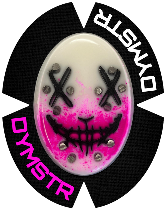 DymoStar JOKER FACE MOUTH COLOR | Funken Knieschleifer mit Titan | Pink
