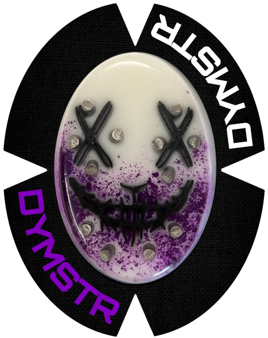 DymoStar JOKER FACE MOUTH COLOR | Funken Knieschleifer mit Titan | Violett