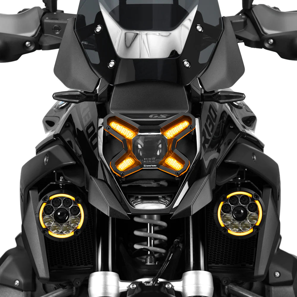 LoneRider | Scheinwerferschutz-Kit | 1. Charge | passend für BMW R 1300 GS - Modelle