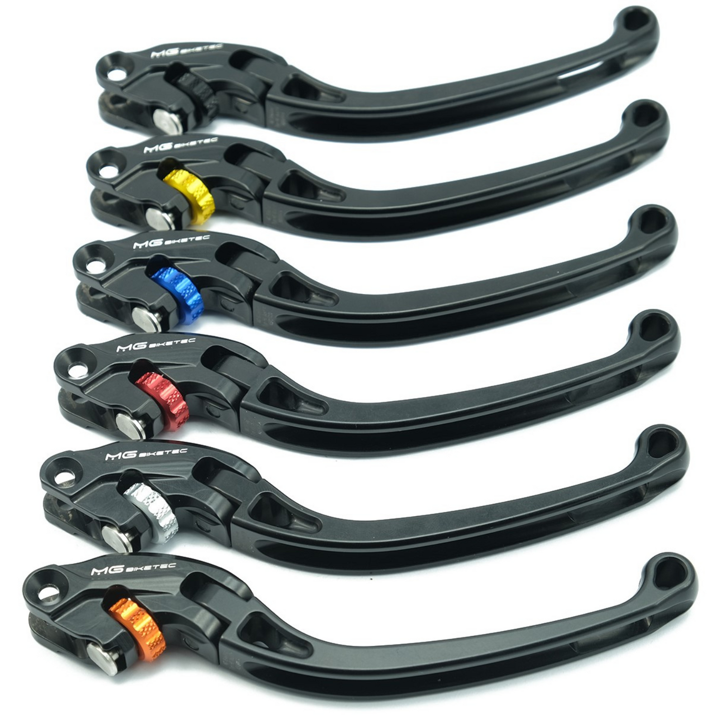 MG Biketec ClubSport Bremshebel | Einzeln | lang | klappbar | mit ABE - D - A - CH | passend für BMW S 1000 R / Sport - Modelle (2021-2024)