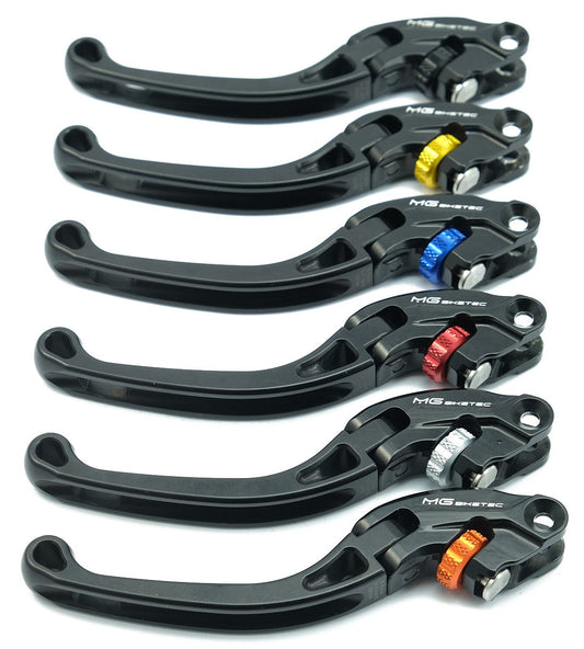 MG Biketec ClubSport Kupplungshebel | Einzeln | kurz | klappbar | mit ABE - D - A - CH | passend für Yamaha YZF-R1 - Modelle (1998-1999)