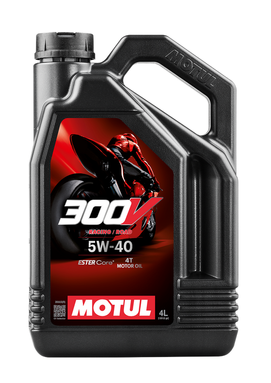 Motul 300V Motoröl | 4-Takt | Factory Line | Road Racing | 5W-40 | 100% synthetik | 4L Kanister