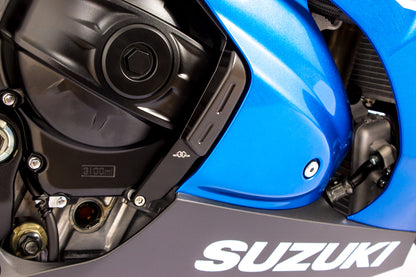 Gilles Motorschutzprotektor | BLACK | Rechts | passend für Suzuki GSX-R 1000 / R - Modelle (2017-)