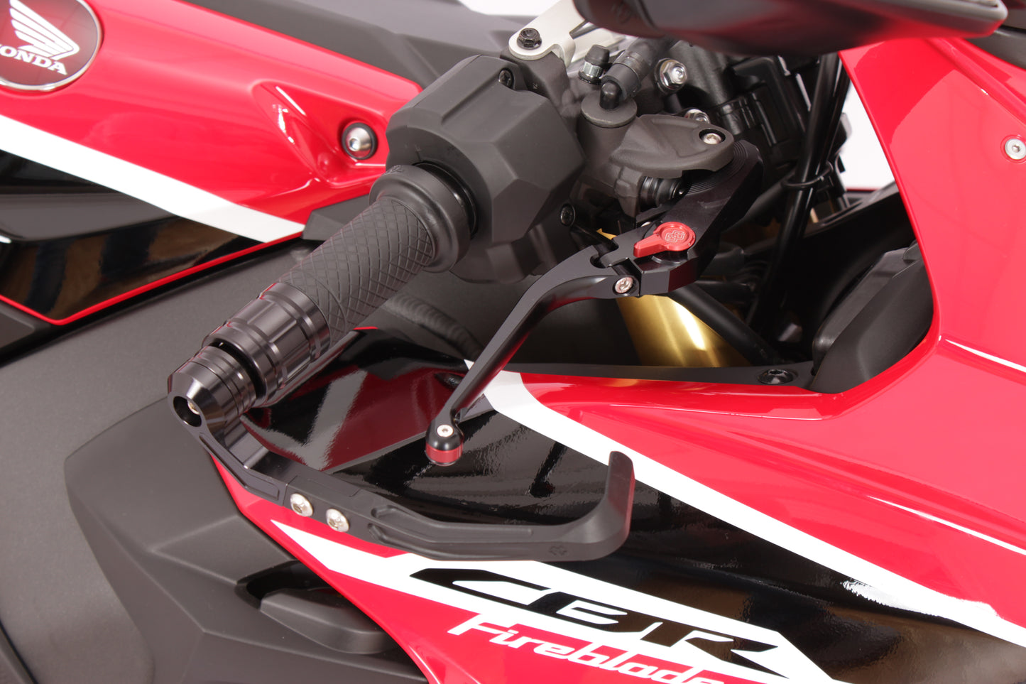Gilles Maximum Performance Handbremshebel | verstellbar | ABE | BLACK | passend für Honda CBR 600 RR / CB 1000 R / CBR 1000 RR/SP - Modelle
