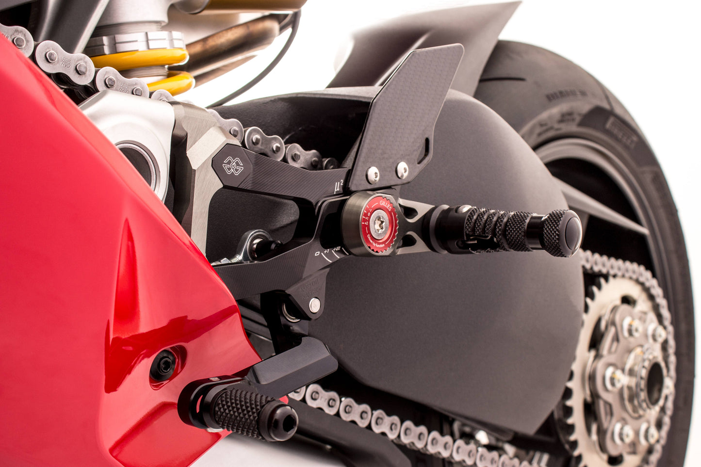 Gilles Fußrastenanlage MUE2 | ABE | passend für Ducati Panigale V4 / S / SP2 / R - Modelle