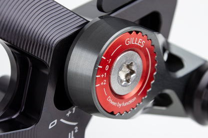Gilles Fußrastenanlage MUE2 | BLACK | ABE | passend für Ducati Streetfighter V4 / V4S - Modelle