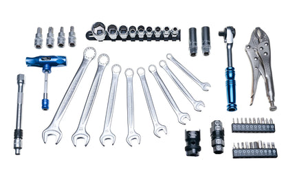 Motohansa Tools | Yamaha Pro Adventure | Werkzeugset | Blau | passend für Yamaha Tenere 700 (T7) - Modelle