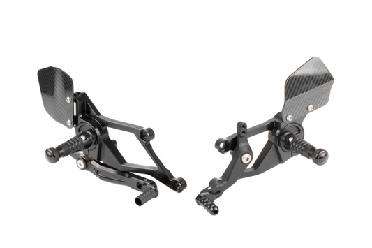 Gilles Fußrastenanlage RCT10GT | verstellbar | ABE | BLACK | passend für BMW R Nine T Racer - Modelle (2017-2020)