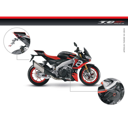 Top Block Racing Sturzpads | PAAR | passend für Aprilia Tuono V4 1100 / Factory - Modelle (2021-2024)