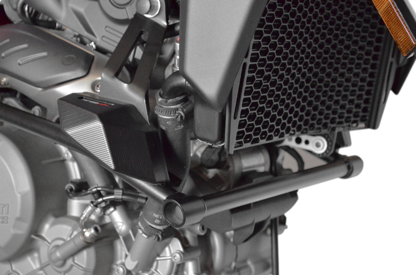 Top Block Racing Sturzpads | PAAR | passend für Ducati Hypermotard 698 Mono / RVE - Modelle (2024)