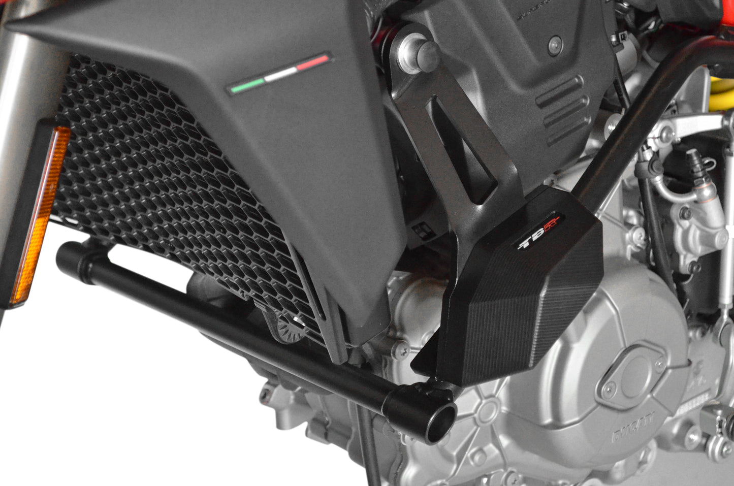 Top Block Racing Sturzpads | PAAR | passend für Ducati Hypermotard 698 Mono / RVE - Modelle (2024)