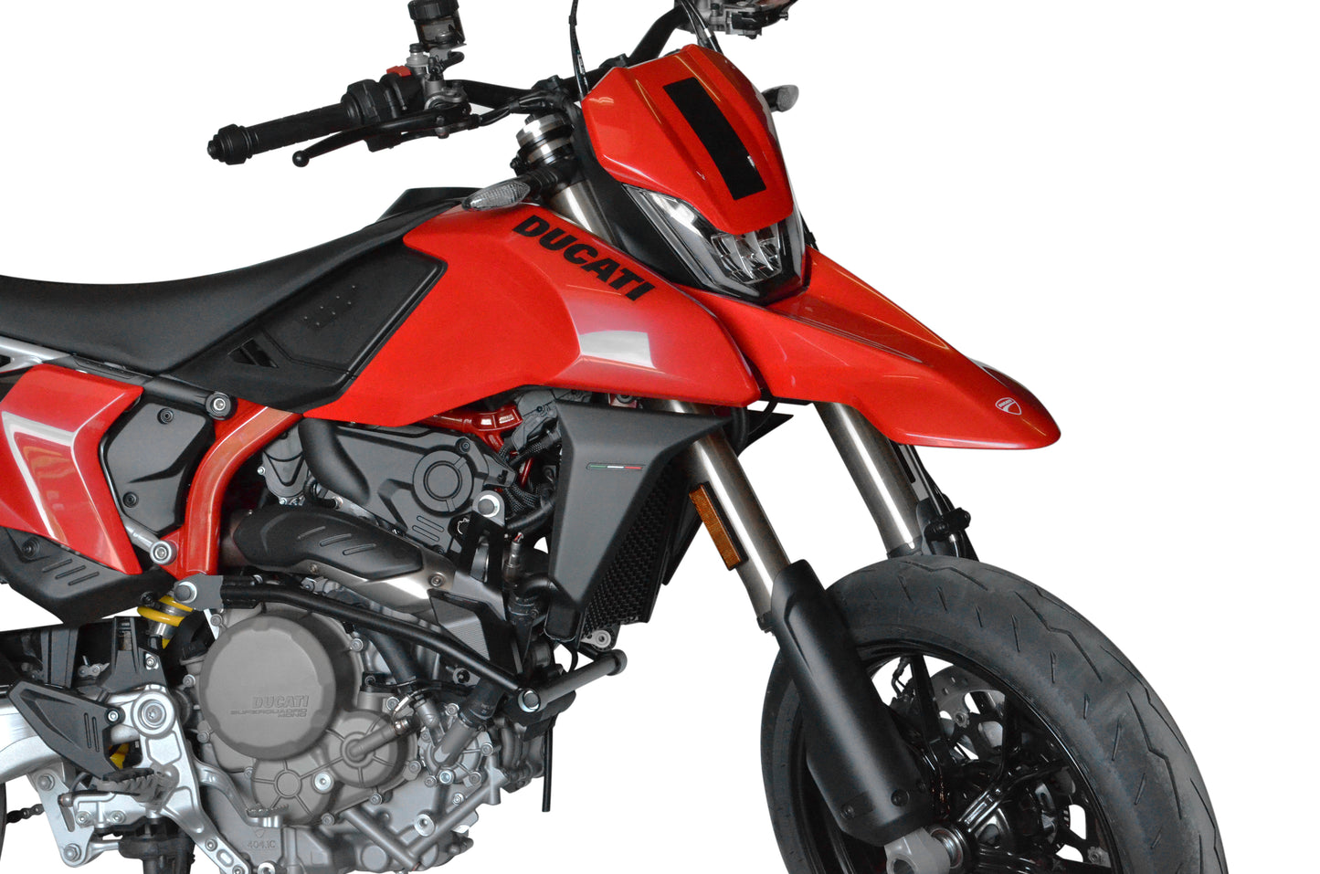 Top Block Racing Sturzpads | PAAR | passend für Ducati Hypermotard 698 Mono / RVE - Modelle (2024)