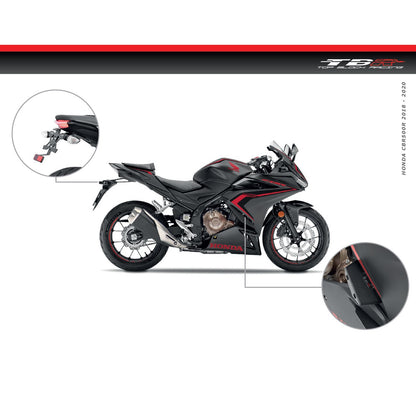 Top Block Racing Sturzpads | PAAR | passend für Honda CBR 500 R - Modelle (2019-2023)