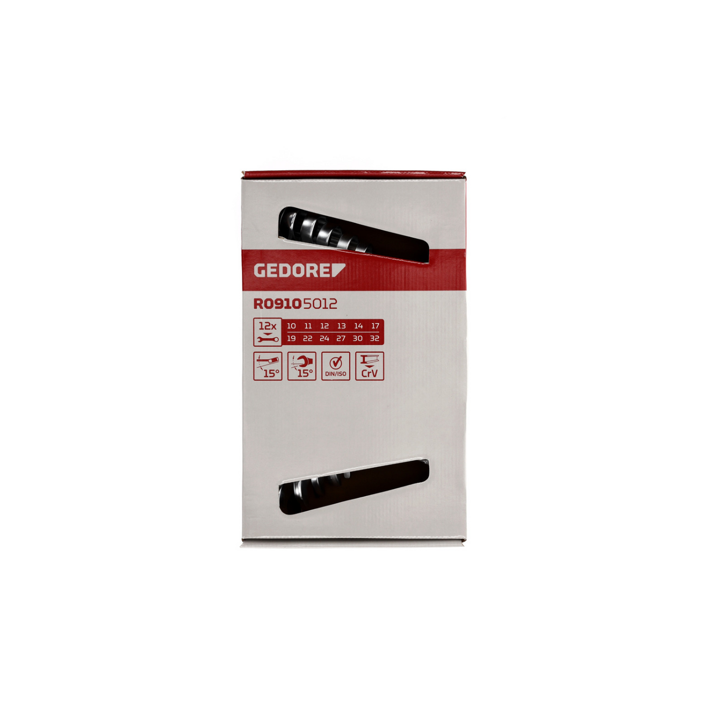 GEDORE red R09105012 Ring-Maulschlüssel-Satz 10-32 mm 12-teilig