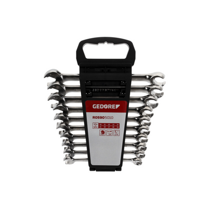 GEDORE red R05905010 Ringratschenmaulschlüssel offen 10-19 mm 10-teilig
