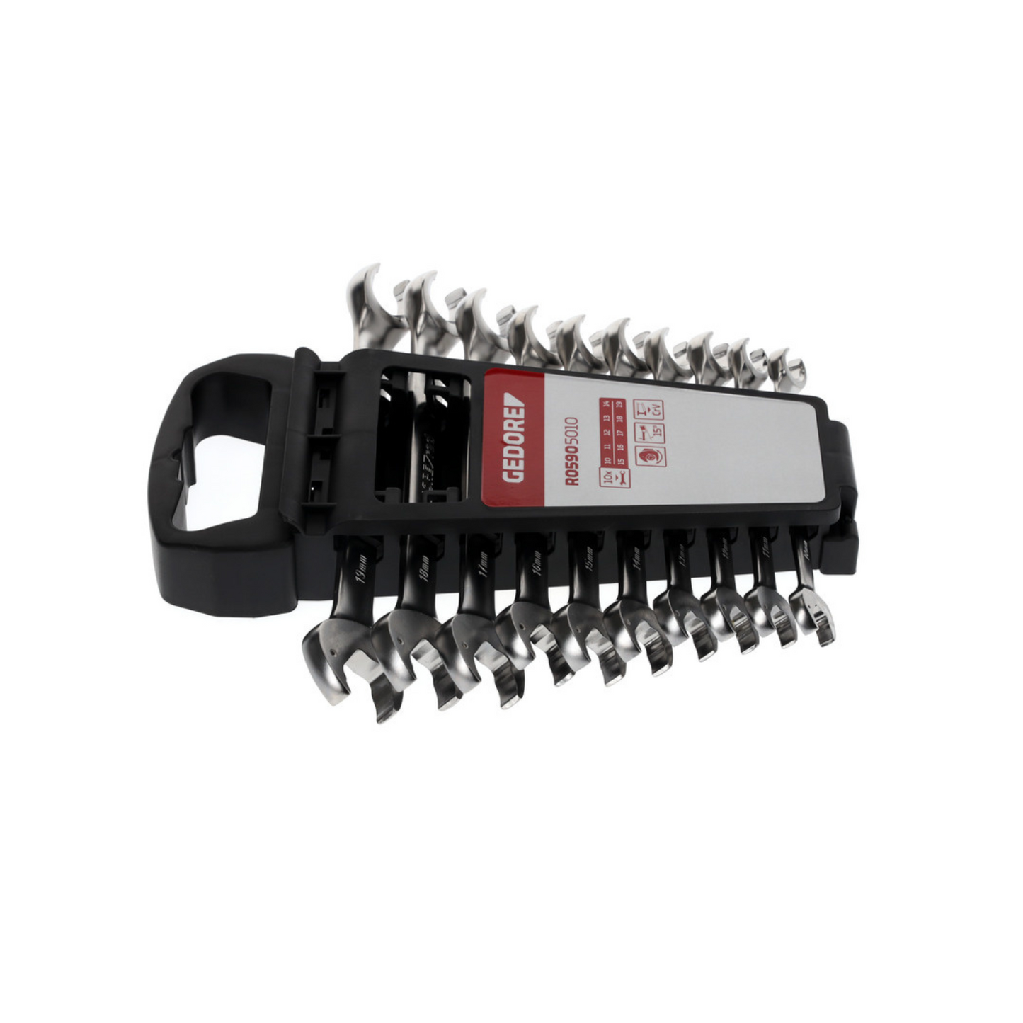 GEDORE red R05905010 Ringratschenmaulschlüssel offen 10-19 mm 10-teilig
