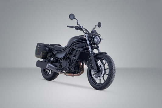 SW-Motech Legend Gear Seitentaschen-System LC Black Edition | Kawasaki Eliminator 500 (23-).