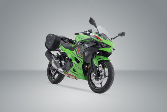 SW-Motech PRO BLAZE H Satteltaschen-Set | Schwarz. Kawasaki Ninja 500 SE, Z500 (23-).