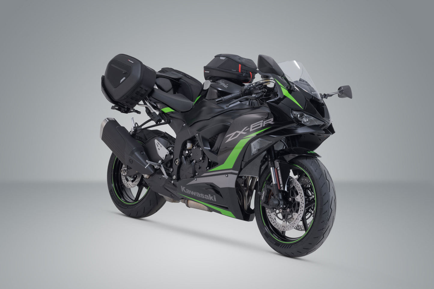 SW-Motech PRO BLAZE H Satteltaschen-Set | Schwarz. Kawasaki ZX-6R (23-), ZX-4RR (23-).